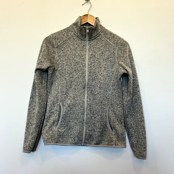 Eddie Bauer Grey Zip Up Sweater/Jacket - Picture 1 of 5